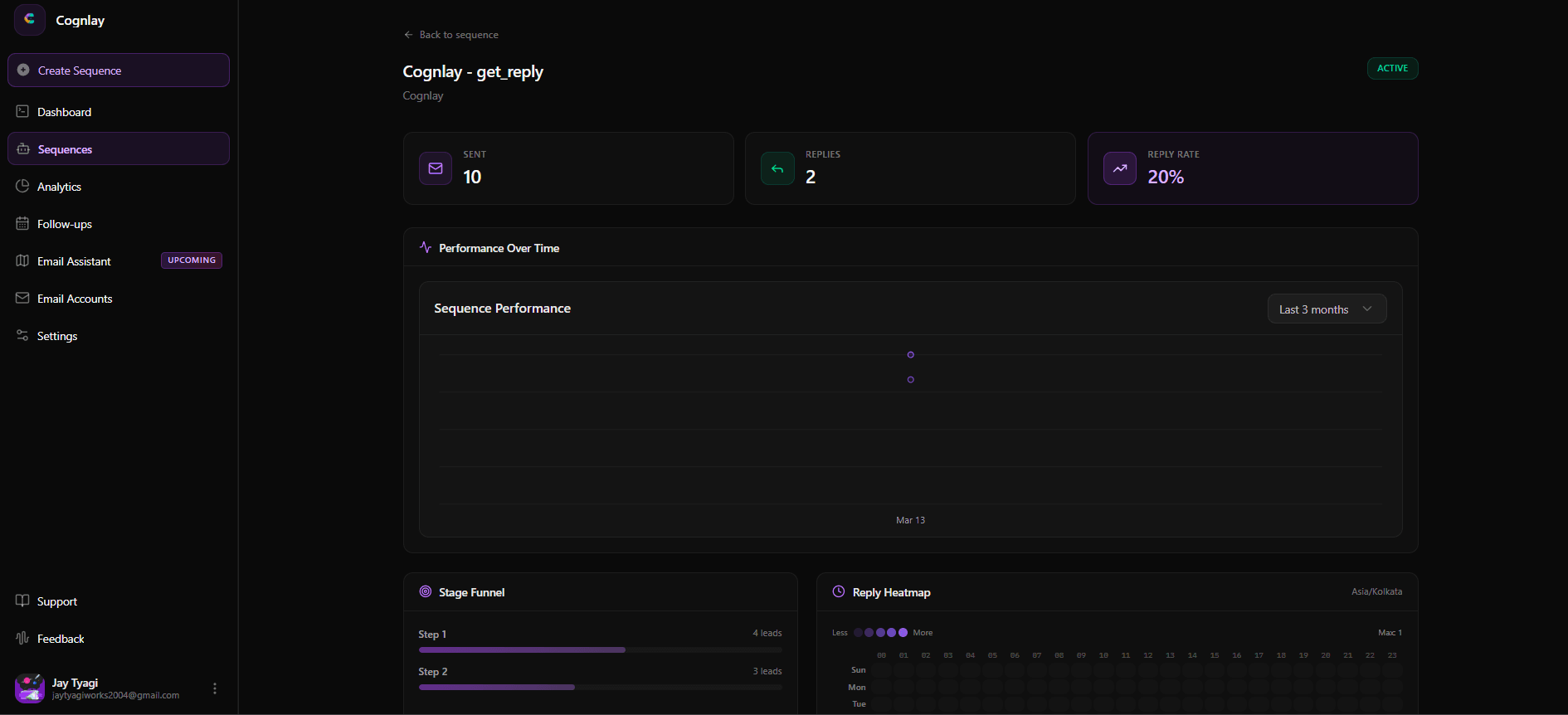 The system
learns for you.